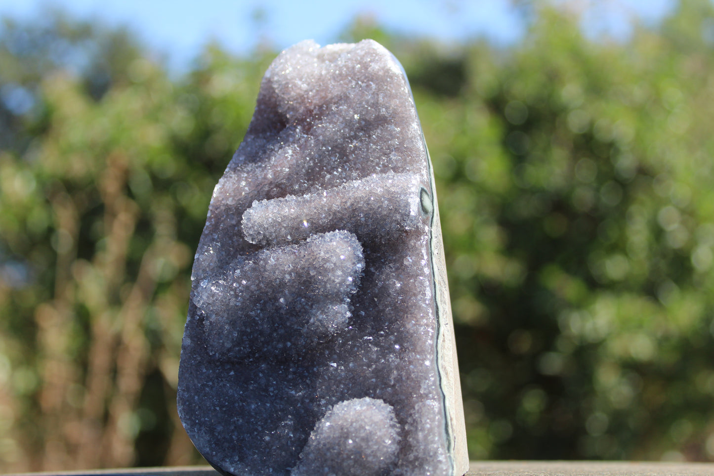 Gray-Lilac Amethyst Cutbase