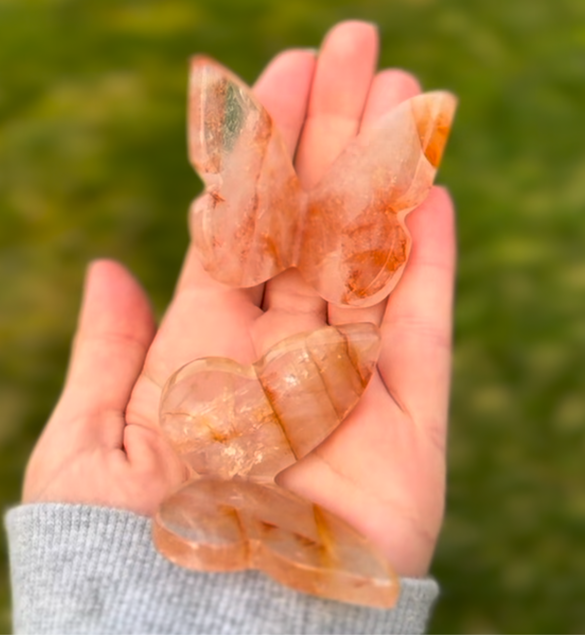 Fire Quartz 3D Butterfly